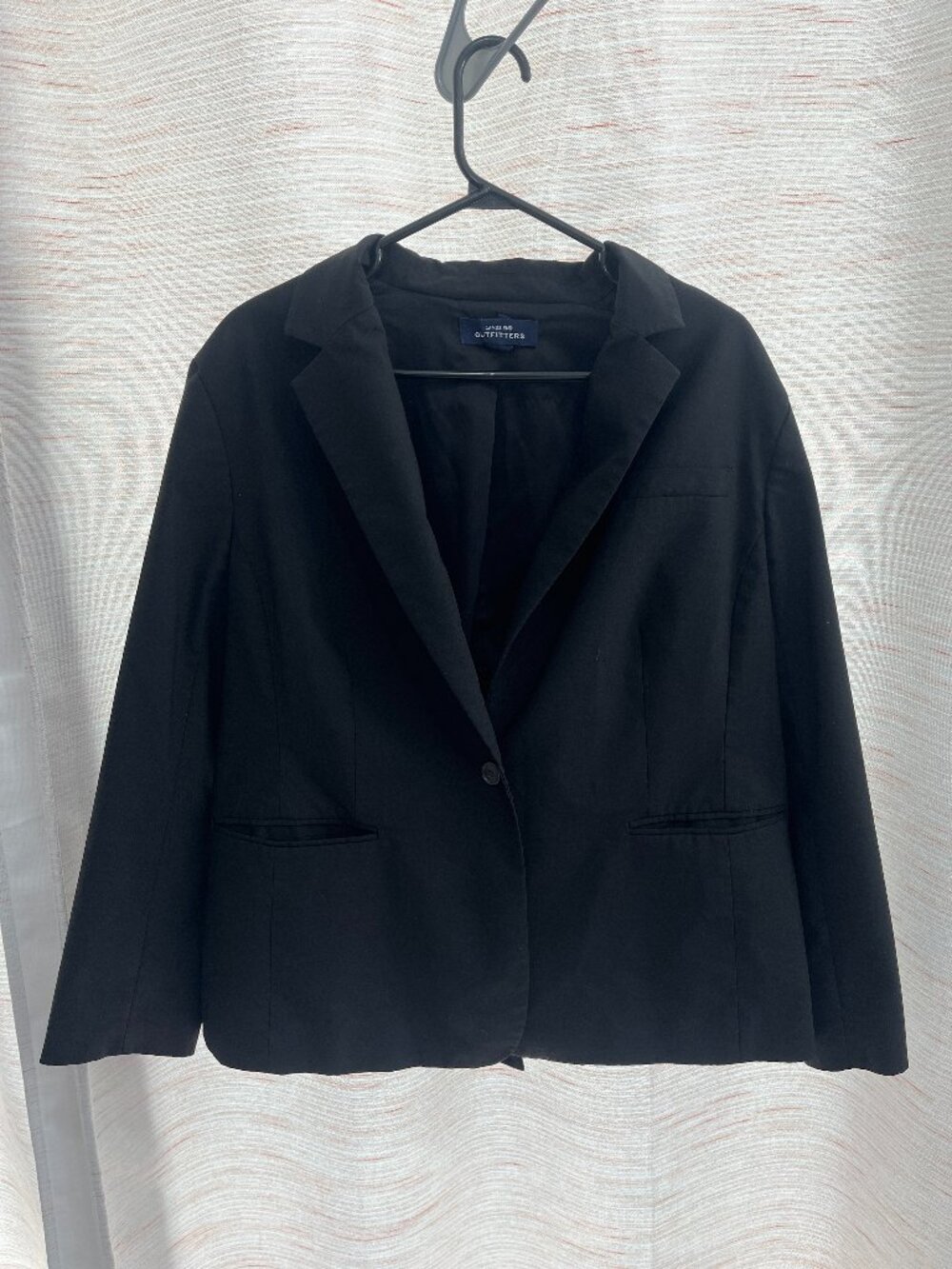 Women's Size 18 Black Blazer Lands’ Ends Outfitter (021)